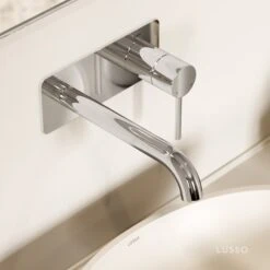 Luxe Chrome Wall Mounted Basin Mixer Tap V2 7 Luxe Chrome Wall Mounted Basin Mixer Tap V2 -Home Bathroom Shop luxe chrome wall mounted basin mixer tap v2 p1357 46013 zoom