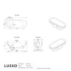Luxe Freestanding Stone Bath 1800mm 7 Luxe Freestanding Stone Bath 1800mm -Home Bathroom Shop luxe freestanding stone bath 1800mm p1262 41640 zoom