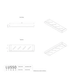 Luxe Matte Black Bathroom Shower Storage Shelf 5 Luxe Matte Black Bathroom Shower Storage Shelf -Home Bathroom Shop luxe matte black bathroom shower storage shelf p1041 14638 zoom