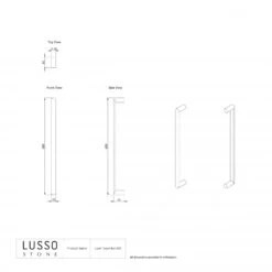 Luxe Matte Black Towel Bar Rail 600mm 5 Luxe Matte Black Towel Bar Rail 600mm -Home Bathroom Shop luxe matte black towel bar rail 600mm p756 14608 zoom