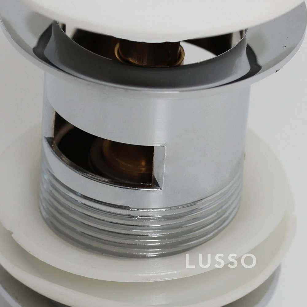 Luxe Matte White Slotted Click Clack Basin Waste 6 Luxe Matte White Slotted Click Clack Basin Waste - Image 6