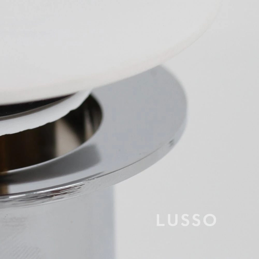 Luxe Matte White Slotted Click Clack Basin Waste 7 Luxe Matte White Slotted Click Clack Basin Waste - Image 7