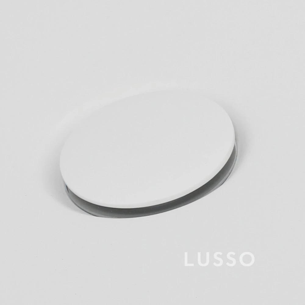 Luxe Matte White Slotted Click Clack Basin Waste 3 Luxe Matte White Slotted Click Clack Basin Waste - Image 3