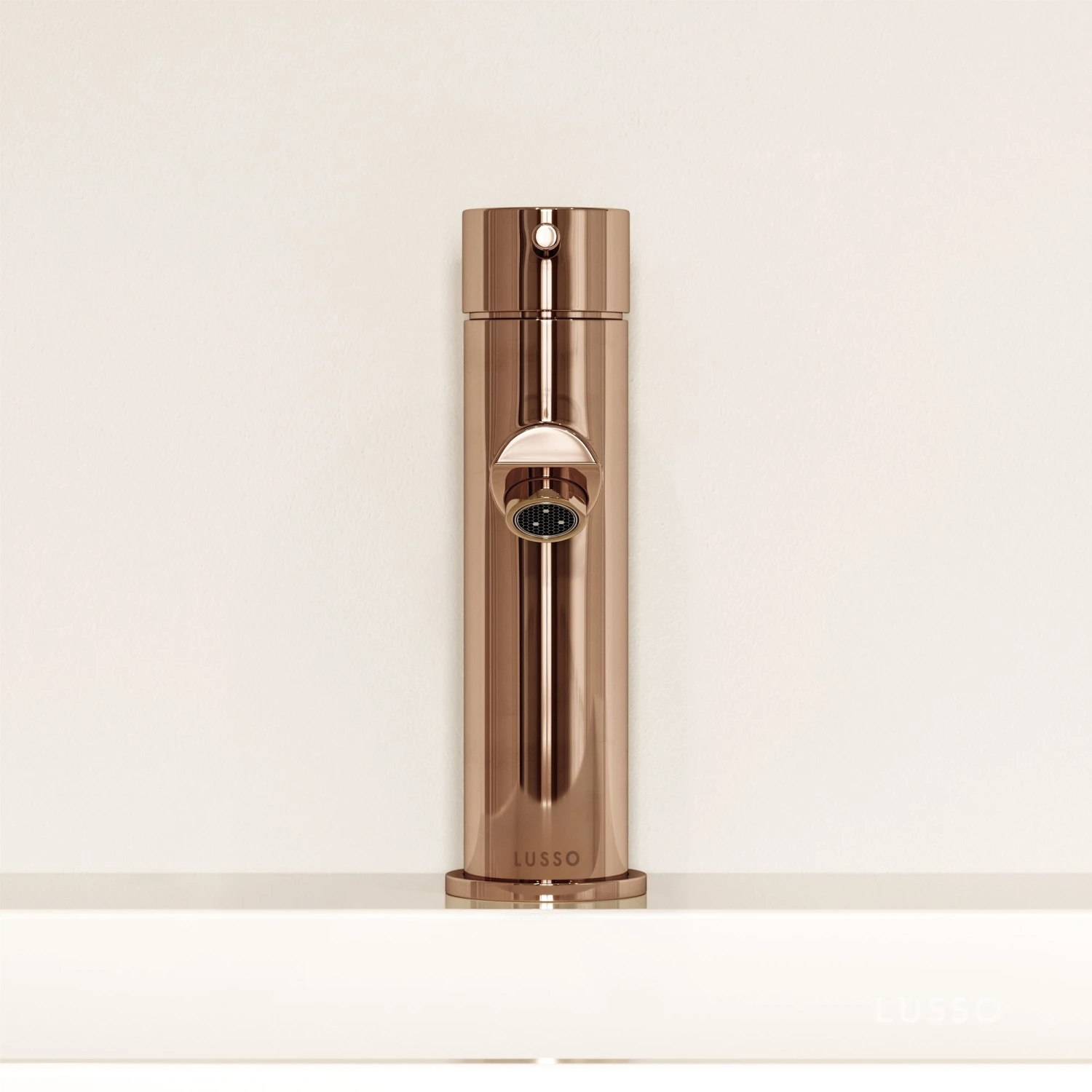 Luxe Rose Gold Basin Monobloc Mixer Tap 2 Luxe Rose Gold Basin Monobloc Mixer Tap - Image 2