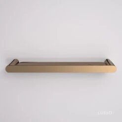 Luxe Rose Gold Bathroom Shower Storage Shelf