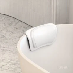 Luxury Soft White Bath Headrest Pillow
