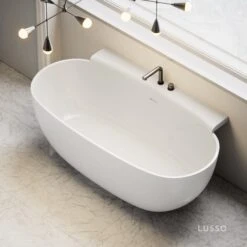 Marni Freestanding Stone Bath 1580mm 8 Marni Freestanding Stone Bath 1580mm -Home Bathroom Shop marni freestanding stone bath 1580mm p622 21629 zoom