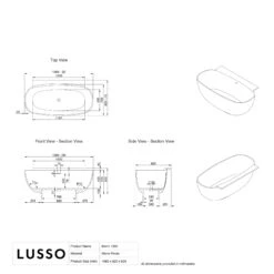 Marni Freestanding Stone Bath 1580mm 9 Marni Freestanding Stone Bath 1580mm -Home Bathroom Shop marni freestanding stone bath 1580mm p622 41625 zoom