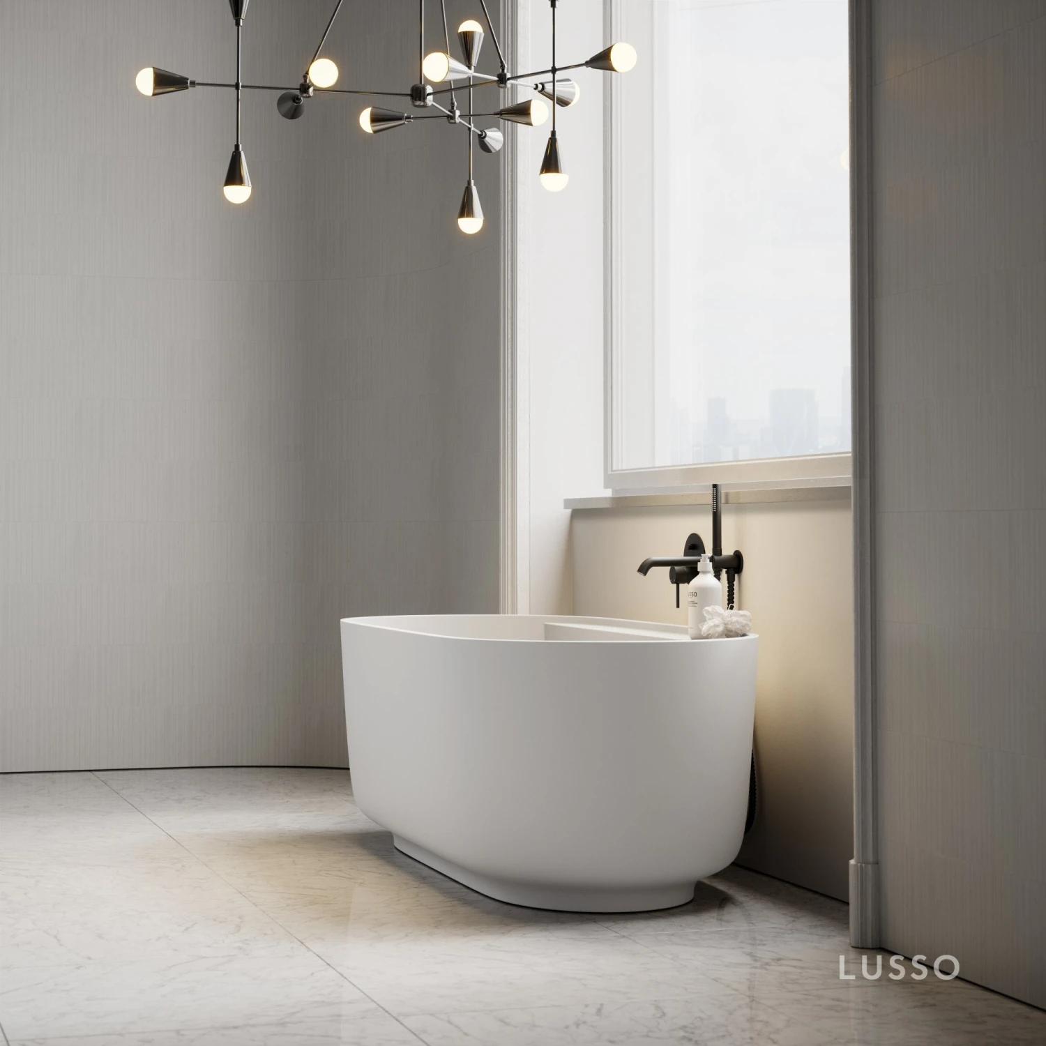 Mastello Freestanding Stone Bath 1600mm 3 Mastello Freestanding Stone Bath 1600mm - Image 3