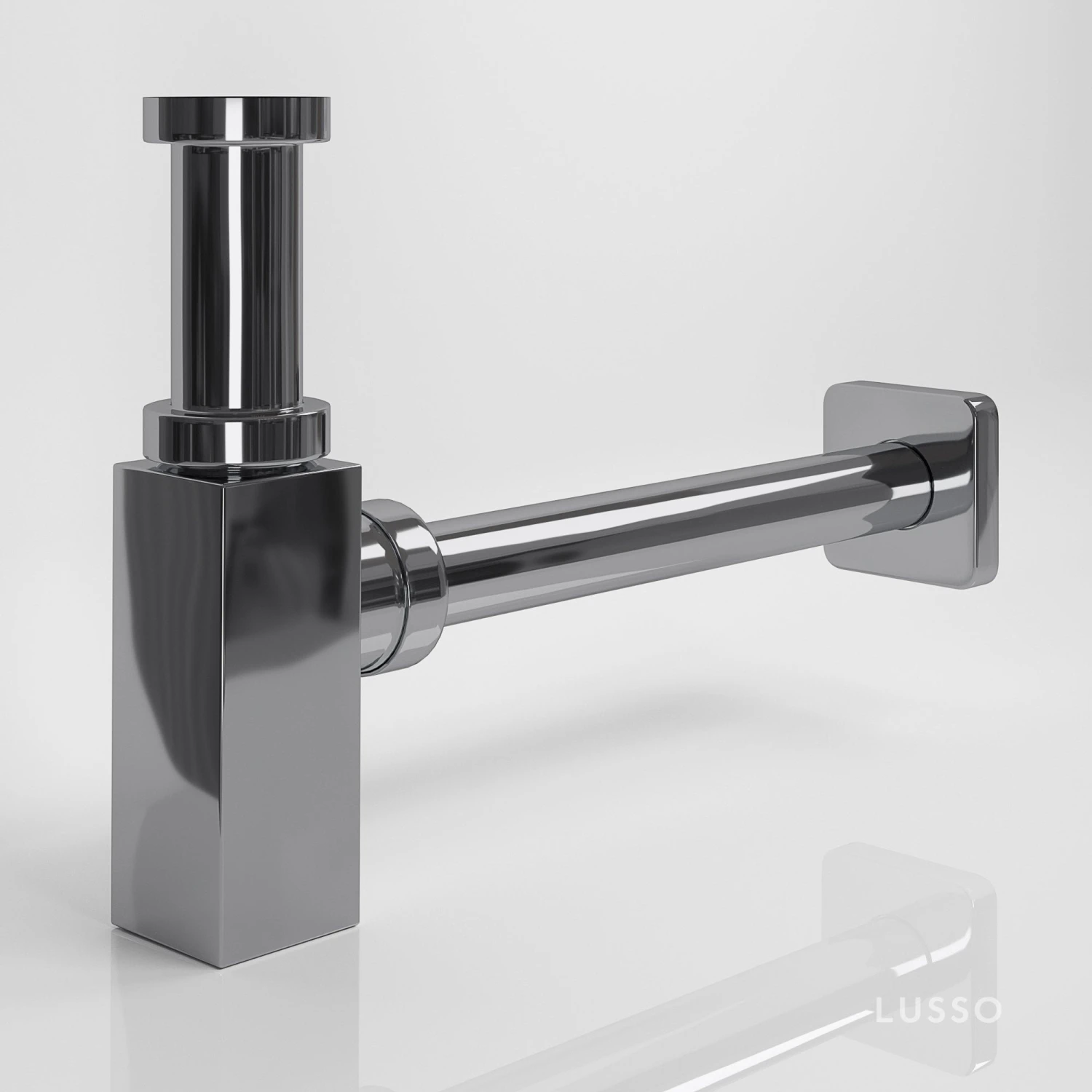 Mia Chrome Square Bottle Trap 1 Mia Chrome Square Bottle Trap