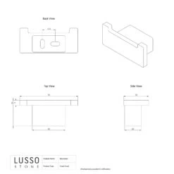 Mia Matte Black Robe Towel Hook -Home Bathroom Shop mia matte black robe towel hook p989 14733 zoom