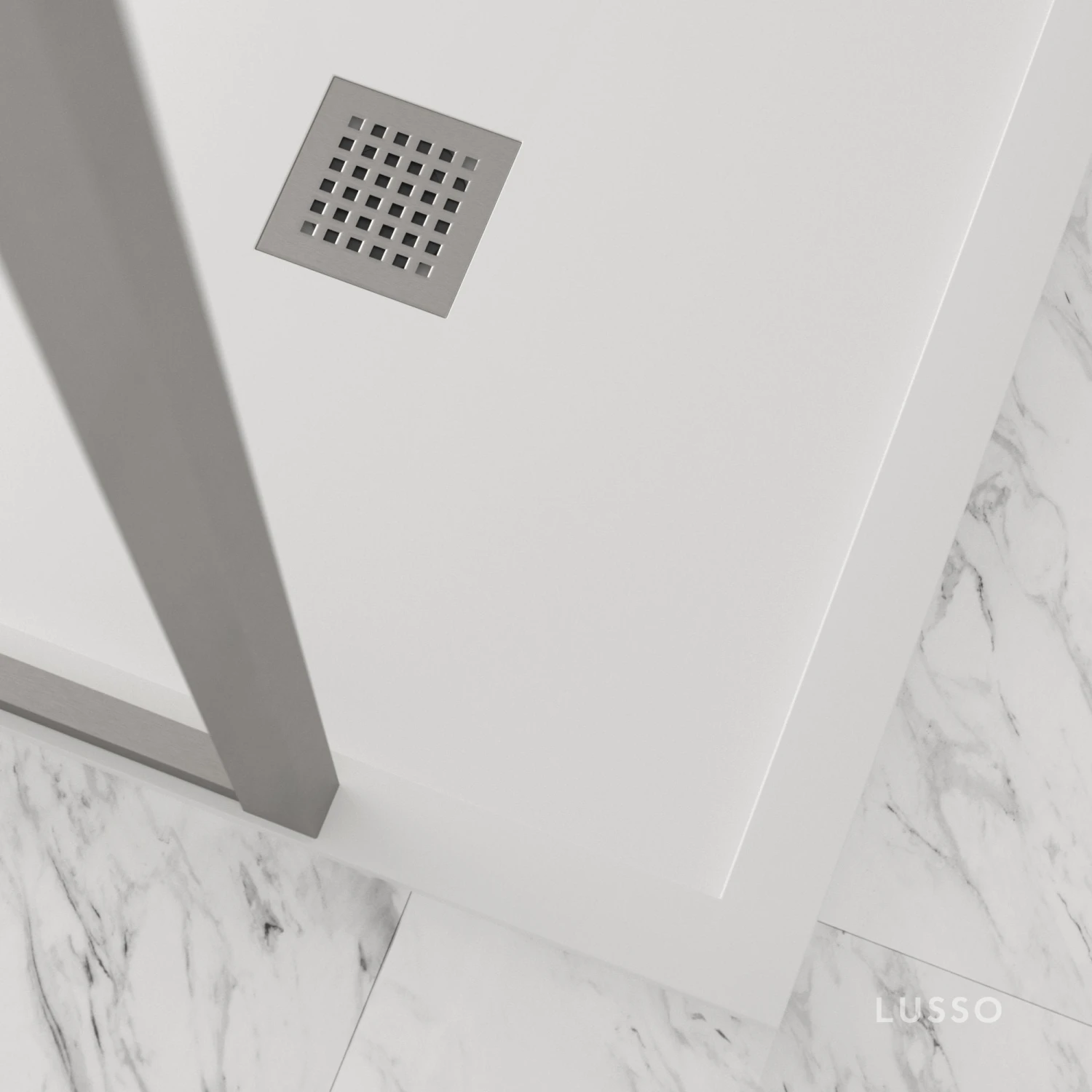 Modern Waste Cover Brushed Stainless 1 Modern Waste Cover Brushed Stainless