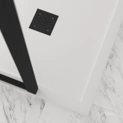 Modern Waste Cover Matte Black