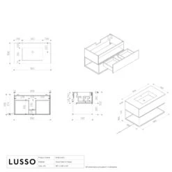 Modus Vanity Unit With Stone Basin (Matte Anthracite And Black Frame 900mm) 7 Modus Vanity Unit With Stone Basin (Matte Anthracite And Black Frame 900mm) -Home Bathroom Shop modus vanity unit with stone basin matte anthracite and black frame 900mm p5047 36156 zoom