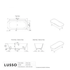 Momo Freestanding Stone Bath 1800mm 9 Momo Freestanding Stone Bath 1800mm -Home Bathroom Shop momo freestanding stone bath 1800mm p611 41636 zoom
