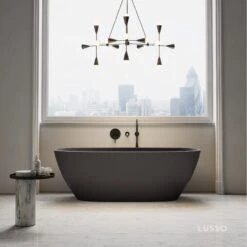 Monaco Charcoal Freestanding Stone Bath 1700mm