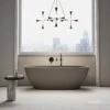 Monaco Grigio Earth Freestanding Stone Bath 1700mm