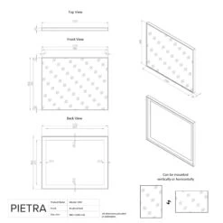 Moode Brushed Gold Mirror 1000mm -Home Bathroom Shop moode brushed gold mirror 1000mm p2683 17995 zoom