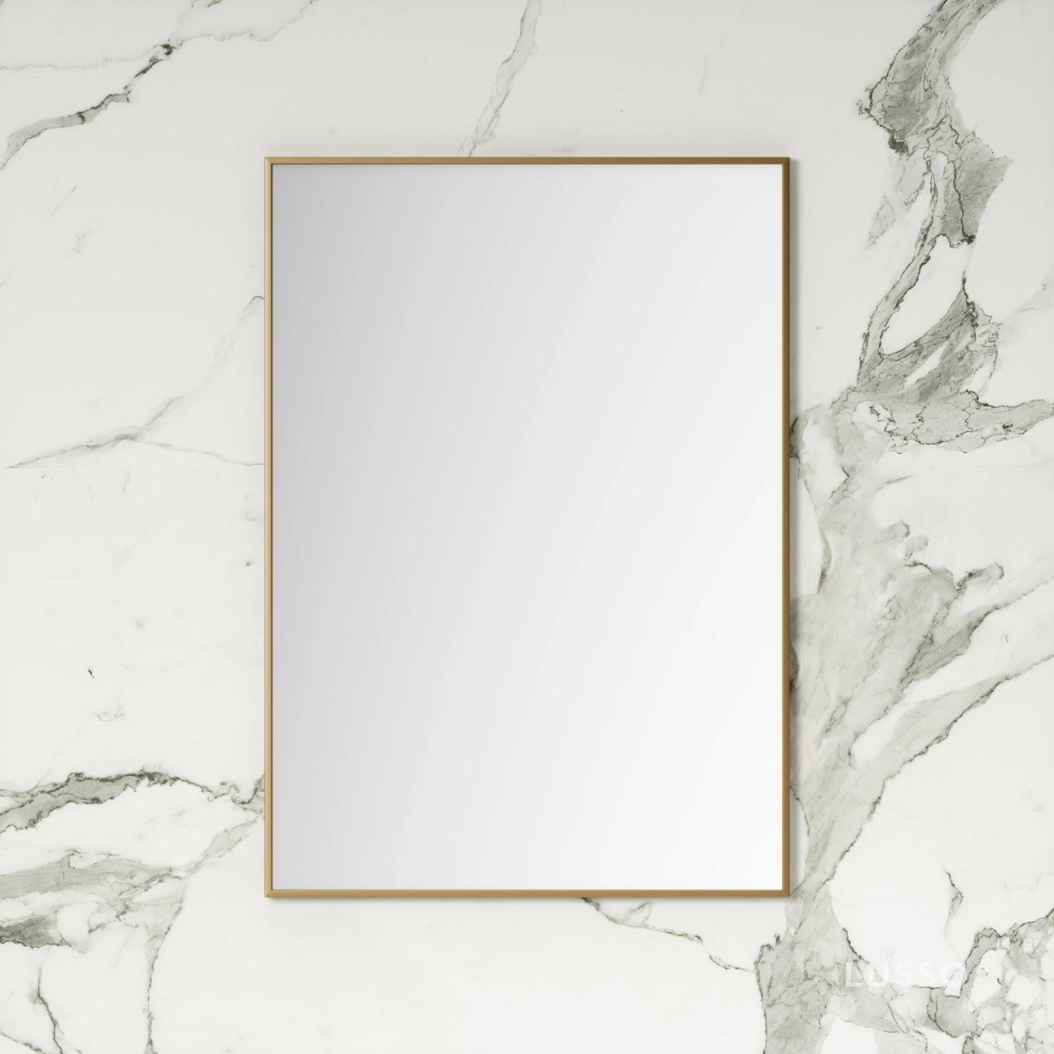 Moode Brushed Gold Mirror 600mm 3 Moode Brushed Gold Mirror 600mm - Image 3