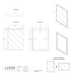 Moode Brushed Gold Mirror 600mm 9 Moode Brushed Gold Mirror 600mm -Home Bathroom Shop moode brushed gold mirror 600mm p2177 15410 zoom