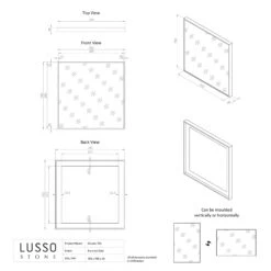 Moode Brushed Gold Mirror 700mm -Home Bathroom Shop moode brushed gold mirror 700mm p2458 15411 zoom