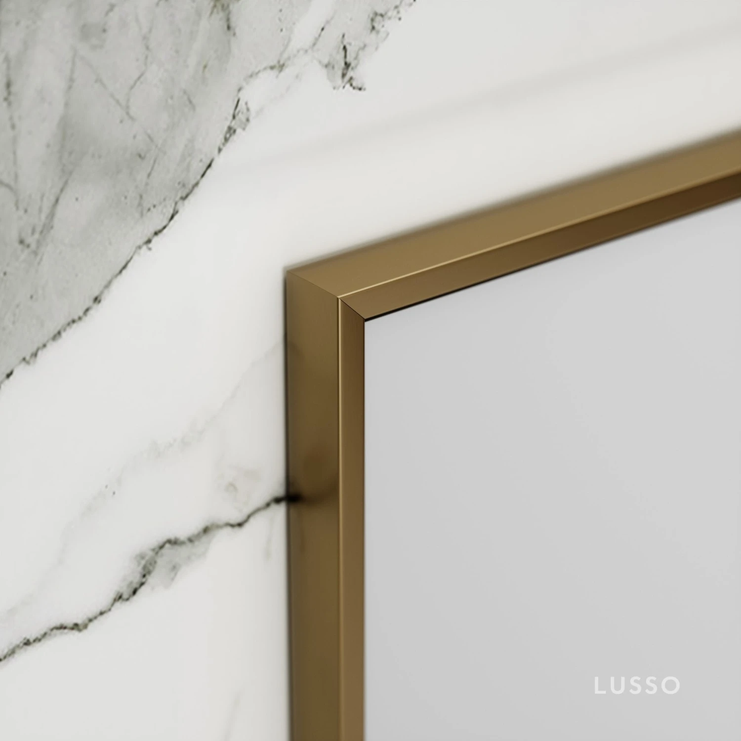 Moode Brushed Gold Mirror 800mm 2 Moode Brushed Gold Mirror 800mm - Image 2