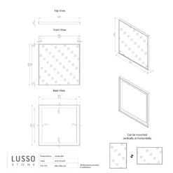 Moode Brushed Gold Mirror 800mm 5 Moode Brushed Gold Mirror 800mm -Home Bathroom Shop moode brushed gold mirror 800mm p2459 15412 zoom