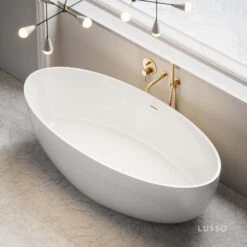 Morini Freestanding Stone Bath 1700mm -Home Bathroom Shop morini freestanding stone bath 1700mm p615 26360 zoom