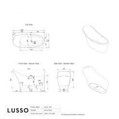 Napoli Freestanding Stone Bath 1690mm 9 Napoli Freestanding Stone Bath 1690mm -Home Bathroom Shop napoli freestanding stone bath 1690mm p29 41682 zoom