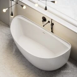 Nilo Freestanding Stone Bath 1700mm 8 Nilo Freestanding Stone Bath 1700mm -Home Bathroom Shop nilo freestanding stone bath 1700mm p2747 21610 zoom