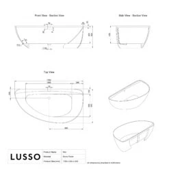 Nilo Freestanding Stone Bath 1700mm 9 Nilo Freestanding Stone Bath 1700mm -Home Bathroom Shop nilo freestanding stone bath 1700mm p2747 41644 zoom