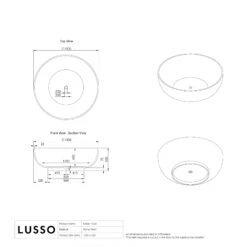 Notion Freestanding Round Stone Bath 1500mm -Home Bathroom Shop notion freestanding round stone bath 1500mm p199 34961 zoom