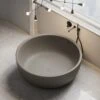Notion Grigio Earth Freestanding Round Stone Bath 1350mm