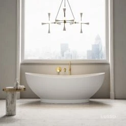 Home Bathroom Shop 15 Oasis Freestanding Stone Bath 1790mm