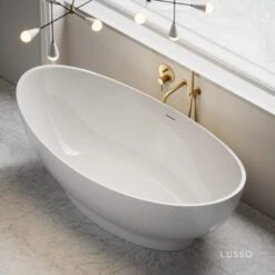 Oasis Freestanding Stone Bath 1790mm -Home Bathroom Shop oasis freestanding stone bath 1790mm p128 17476 zoom