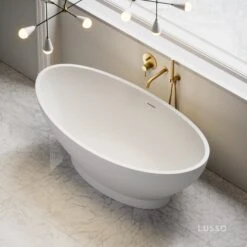 Home Bathroom Shop -Home Bathroom Shop oasis mini freestanding stone bath 1550mm p208 17484 zoom