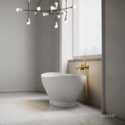 Oasis Mini Freestanding Stone Bath 1550mm 7 Oasis Mini Freestanding Stone Bath 1550mm -Home Bathroom Shop oasis mini freestanding stone bath 1550mm p208 17485 zoom