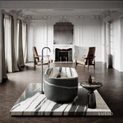 Panda Marble Designo Freestanding Stone Bath 1780mm 7 Panda Marble Designo Freestanding Stone Bath 1780mm -Home Bathroom Shop panda marble designo freestanding stone bath 1780mm p2434 17786 zoom