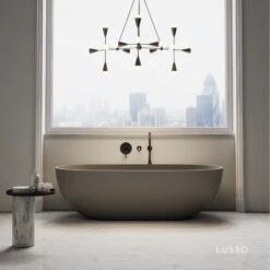 Picasso Grigio Earth Freestanding Stone Bath 1780mm
