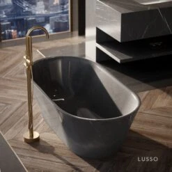 Pietra Grey Marble Muse Freestanding Stone Bath 1700mm 8 Pietra Grey Marble Muse Freestanding Stone Bath 1700mm -Home Bathroom Shop pietra grey marble muse freestanding stone bath 1700mm p2438 17769 zoom