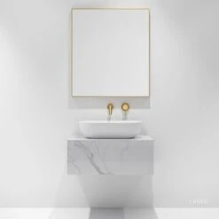 Salvator Porcelanosa Carrara Bathroom Vanity Unit 750mm