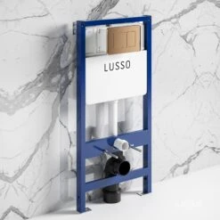 Senza Concealed Dual Flush Cistern & Frame With Flush Plate 13 Senza Concealed Dual Flush Cistern & Frame With Flush Plate -Home Bathroom Shop senza concealed dual flush cistern frame with flush plate p1636 10081 zoom