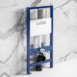 Senza Concealed Dual Flush Cistern & Frame With Flush Plate 14 Senza Concealed Dual Flush Cistern & Frame With Flush Plate -Home Bathroom Shop senza concealed dual flush cistern frame with flush plate p1636 10082 zoom