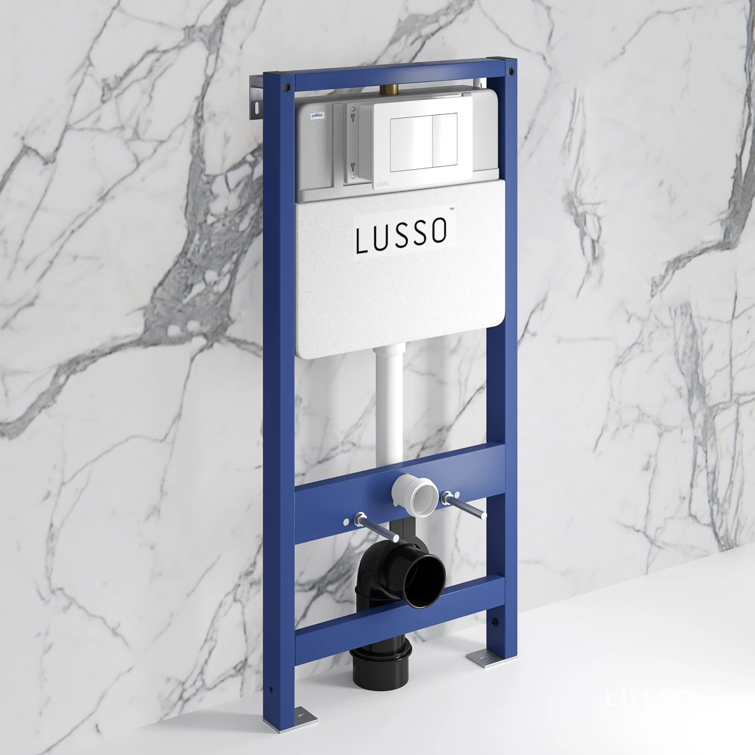 Senza Concealed Dual Flush Cistern & Frame With Flush Plate 7 Senza Concealed Dual Flush Cistern & Frame With Flush Plate - Image 7