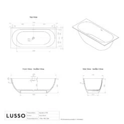 Signature Freestanding Stone Bath 1700mm -Home Bathroom Shop signature freestanding stone bath 1700mm p2873 34960 zoom