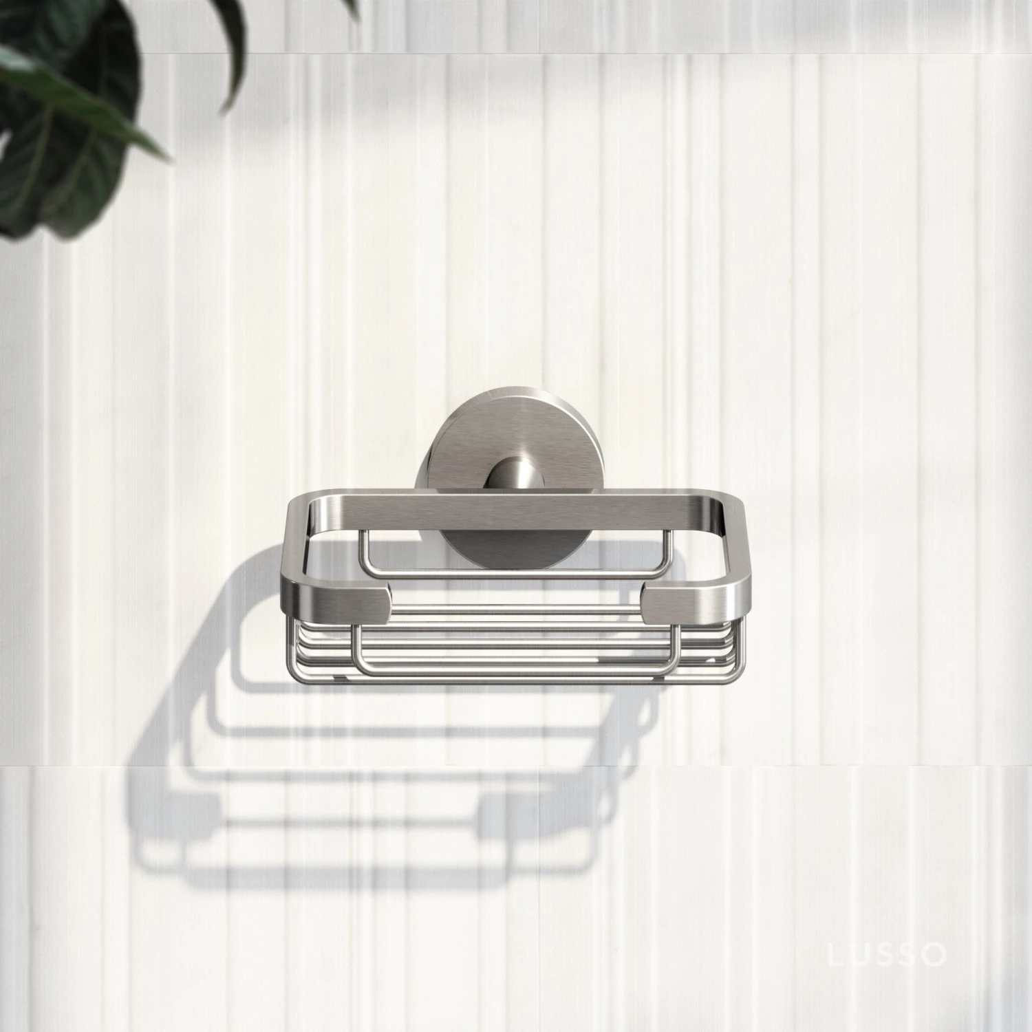 Small Shower Basket Brushed Stainless 1 Small Shower Basket Brushed Stainless