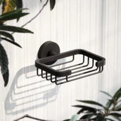 Small Shower Basket Matte Black 7 Small Shower Basket Matte Black -Home Bathroom Shop small shower basket matte black p5994 38688 zoom