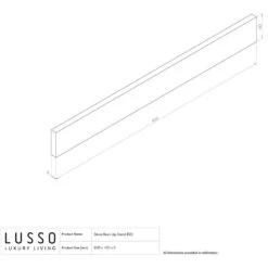 Stone Resin Upstand Splashback Matte 800mm -Home Bathroom Shop stone resin upstand splashback matte 800mm p648 25996 image