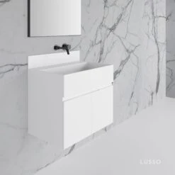 Stone Resin Upstand Splashback Matte 900mm