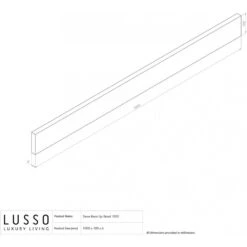 Stone Resin Upstand Splashback Polished 1000mm -Home Bathroom Shop stone resin upstand splashback polished 1000mm p2578 26001 image